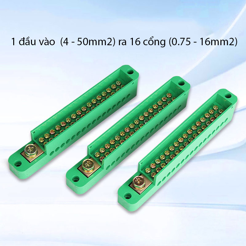 Cầu đấu chia dây điện 1 ra 16 100A FJ116