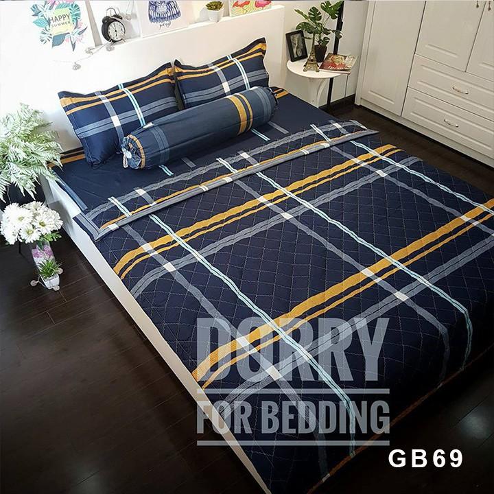 Chăn ga gối bộ 5 món trần chăn bông