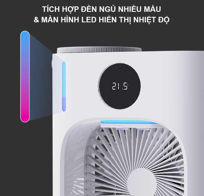 Quạt phun sương để bàn CL08 Xiaomi Lydsto XD-ZMLFS02 - Hàng nhập khẩu