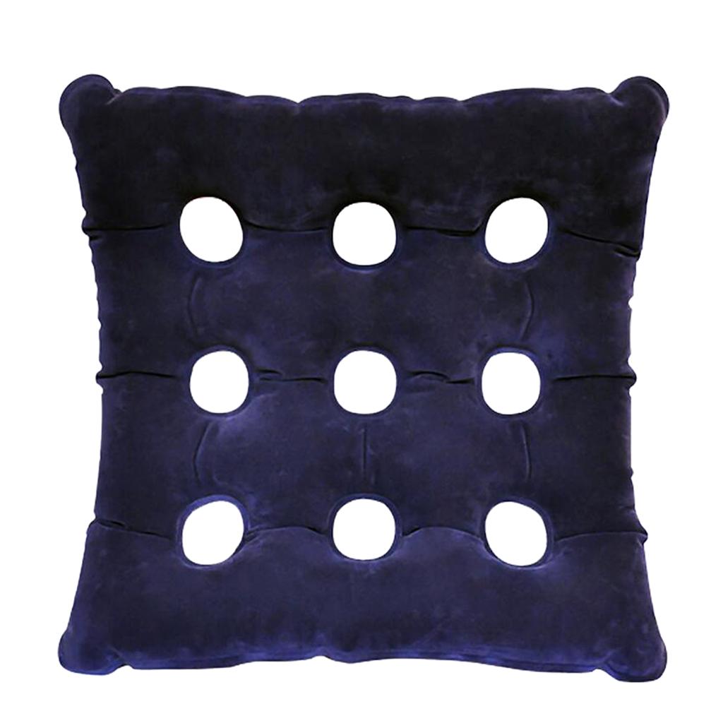 2 Pieces Inflatable Wheel Chair Car Seat Cushion Breathable Bed Sores Pillow