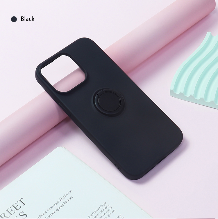 Ốp lưng Silicon Mipow Ring Holder Đế Quay Vòng Nhẫn Kim Loại TPU & PU Leather Dành Cho iPhone 15 Pro Max Hàng Chính Hãng