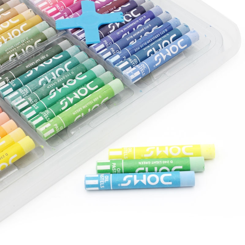 Hộp Bút Sáp Dầu DOMS 50 Màu 7912