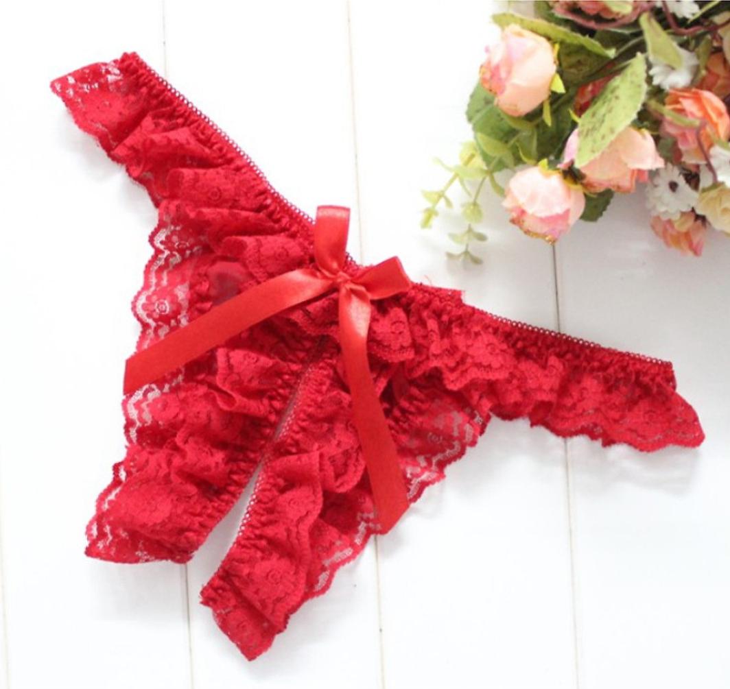 Combo 4 quần lót nữ viền ren lọt khe sexy
