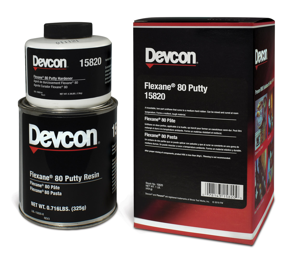 Keo Devcon 15820 Flexance 80 Putty 1 Lb