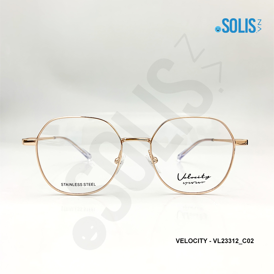 Gọng kính KL hiệu Velocity VL23312 - KÍNH KIM LOẠI HIỆU VELOCITY VL23312 KÍCH THƯỚC