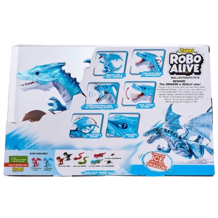 Rồng lửa dũng mãnh mắt &amp; miệng phát sáng thương hiệu ROBO ALIVE