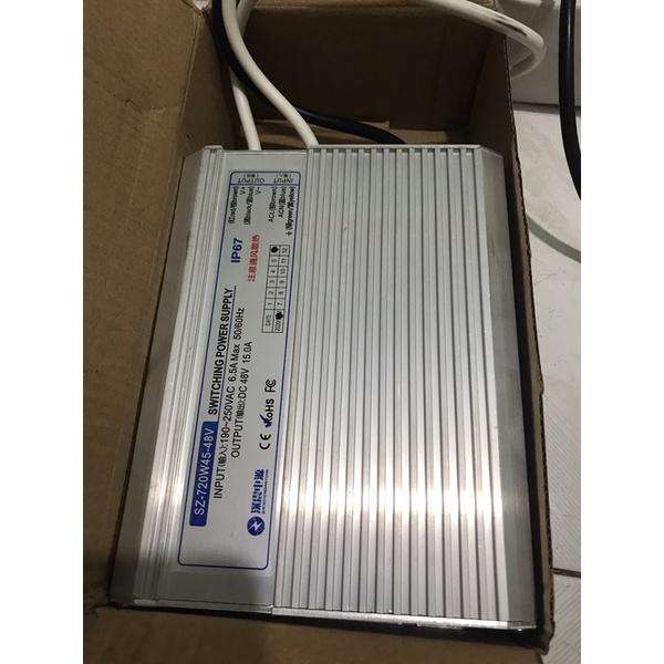 nguồn chống ẩm 48V-400W sử dụng cho 1 vỉ phun sương 6 -10 mắt