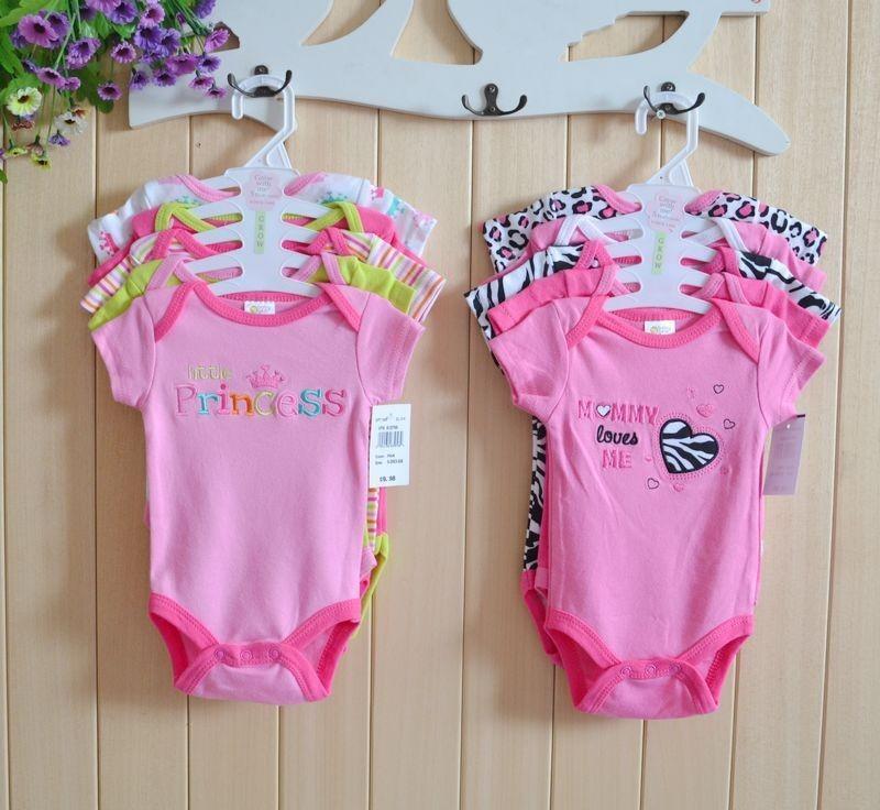 3 bộ BODY tam giác bé gái(0-12thang)_tặng kèm 1 nón baby