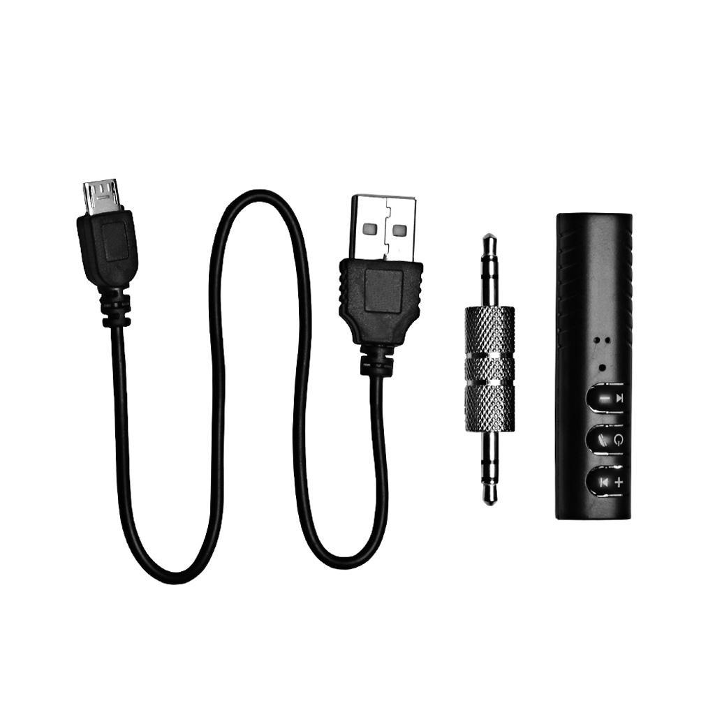 3.5mm Wireless Bluetooth Car Kit Stereo AUX Audio Music Receiver Adapter
