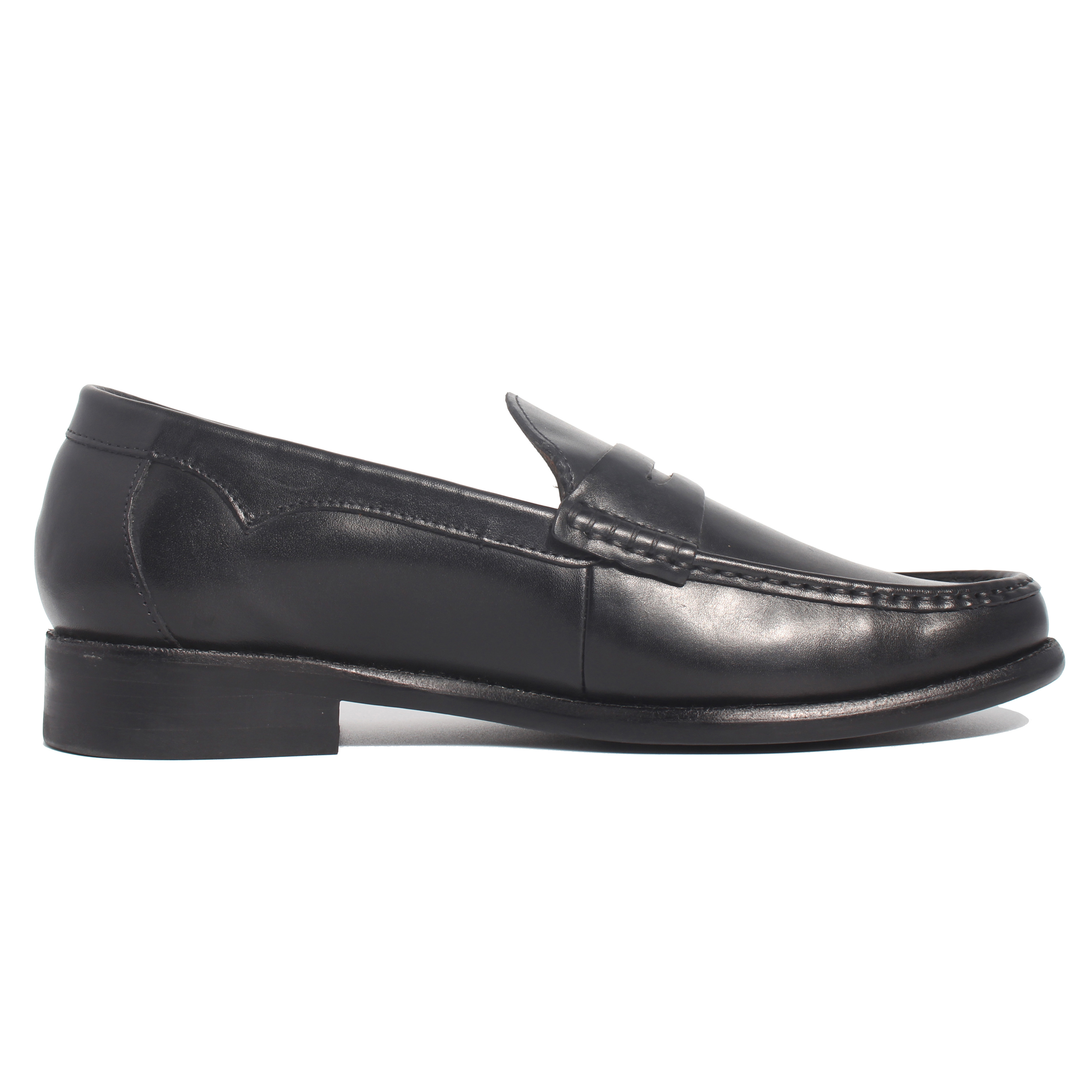 Giày Tây Lười Banuli Nam Công Sở Da Bê Italian HDPL1M0 Penny Loafers (Da Mềm Dẻo, Đế Dainite, Bảo Hành Trọn Đời)