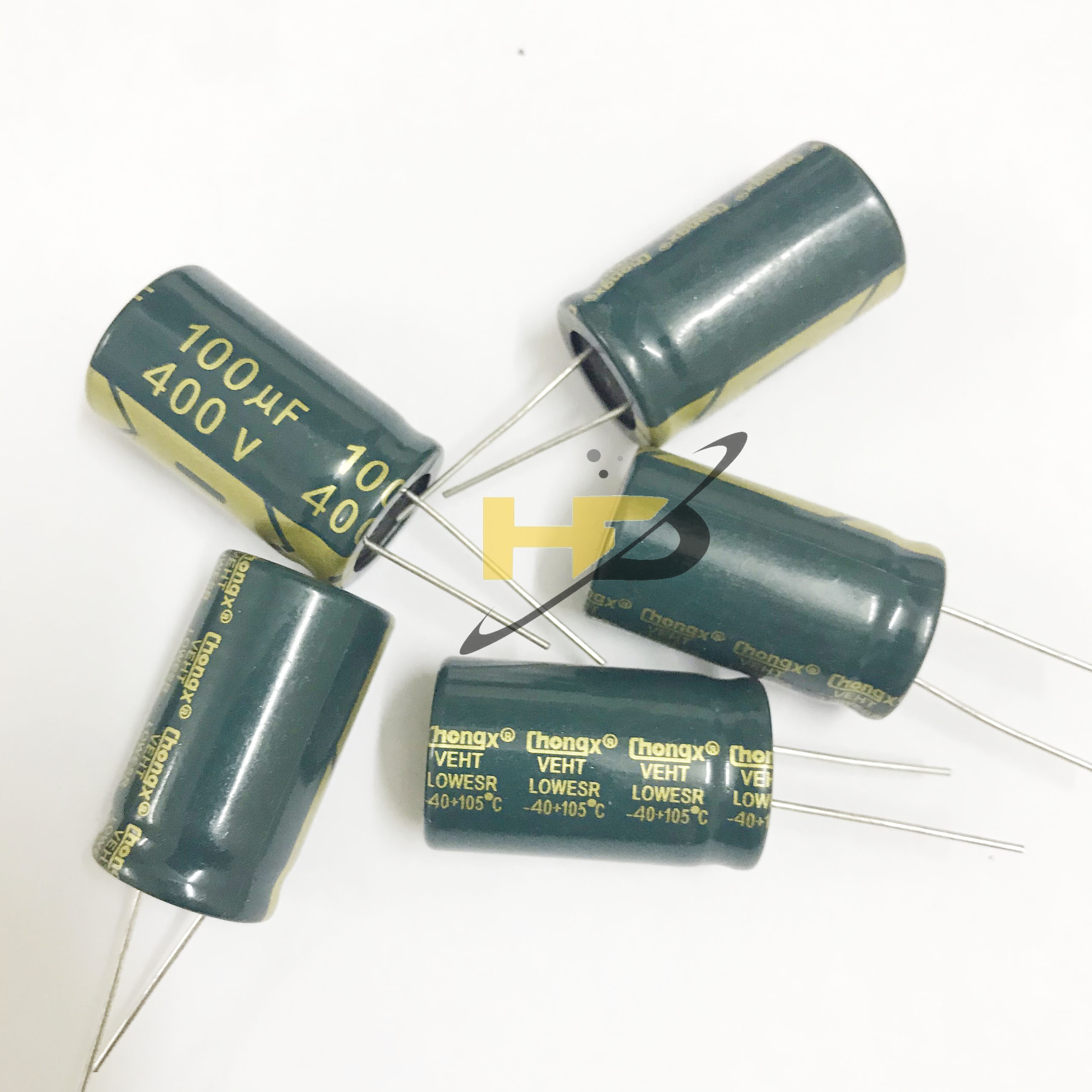 Set 5 Con Tụ Hóa 18x31mm , Tụ Điện Phân Cực 400V 100uF
