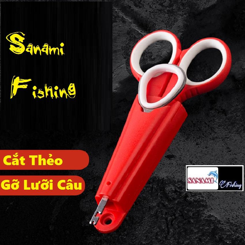 Kéo Cắt Thẻo Sanami Fishing + Gỡ Lưỡi Câu Cá Có Thể Gắn Thùng Câu Đài Vô Cùng Tiện Lợi PK-32