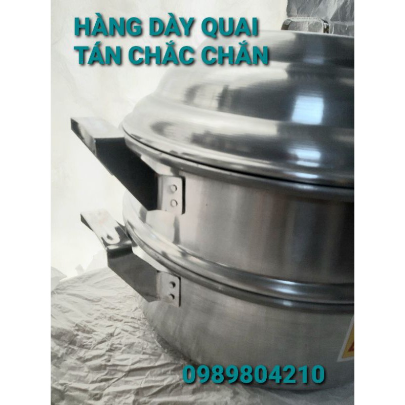 Bộ xửng hấp nhôm size 40 chuyên hấp bánh bao ,rau ,củ ,quả ,đầy đủ đáy ngăn nắp,xửng hấp ,chõ hấp xôi