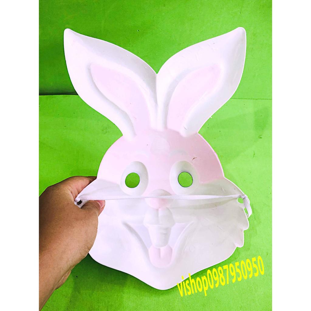 Mặt nạ hóa trang Thỏ Hồng cho bé chơi trung thu,halloween,lễ hội,quà tặng