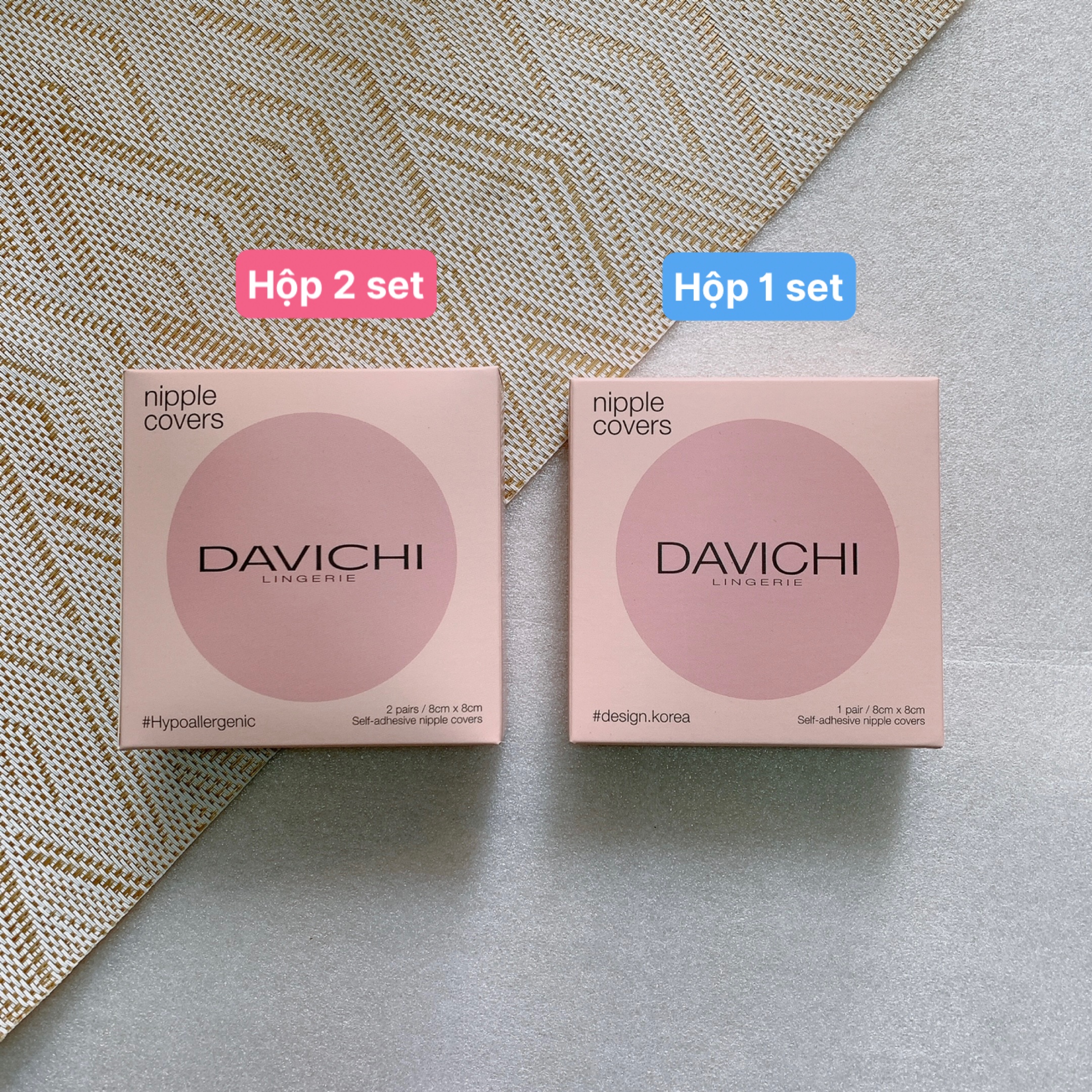 Miếng dán ngực sinh nhiệt tự thân Hàn Quốc - cơ chế tự dính khít khi tiếp xúc với bề mặt da có nhiệt - Hộp 2 set