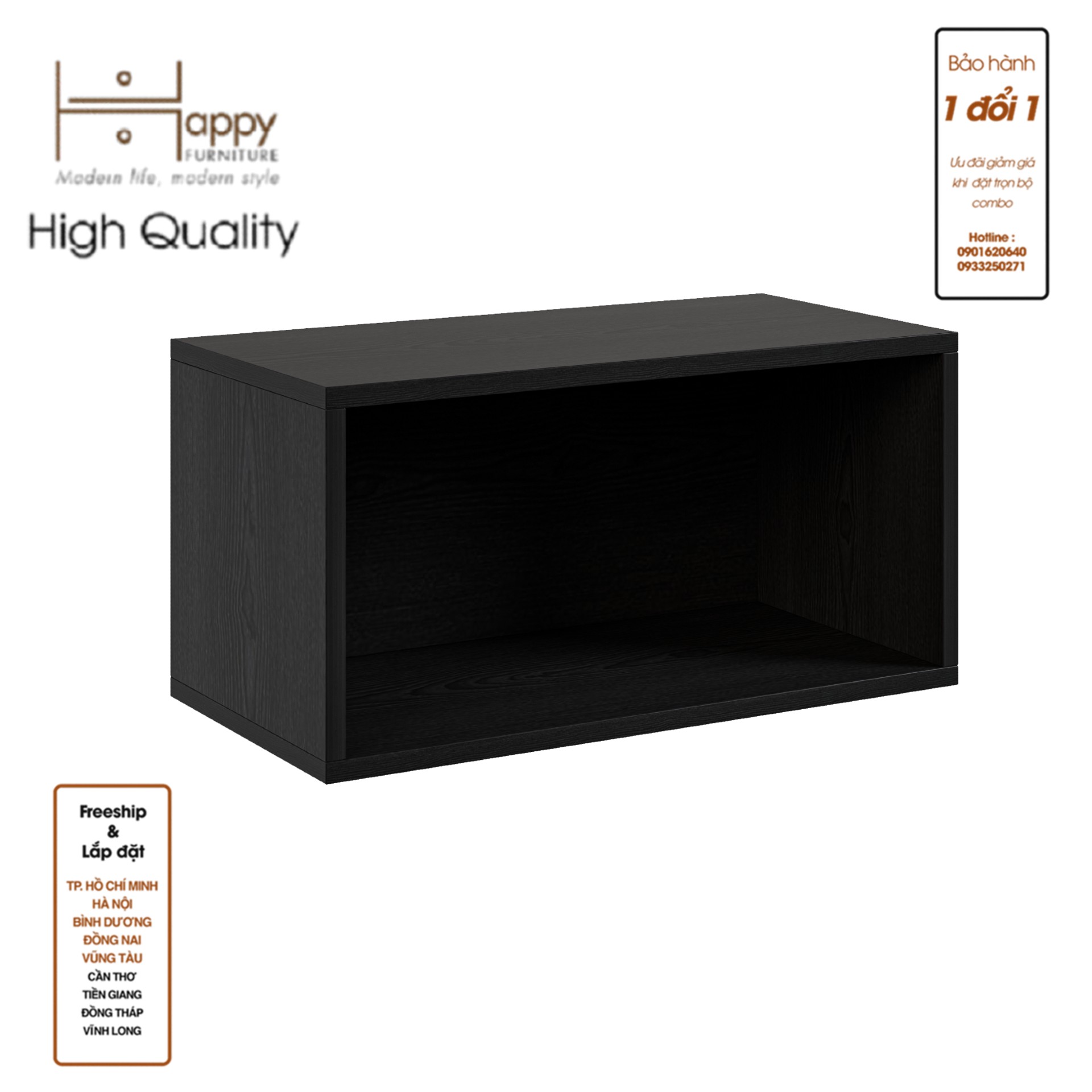 [Happy Home Furniture] ZANE , Kệ trang trí ,60cm x 30cm x 30cm ( DxRxC), KSA_040