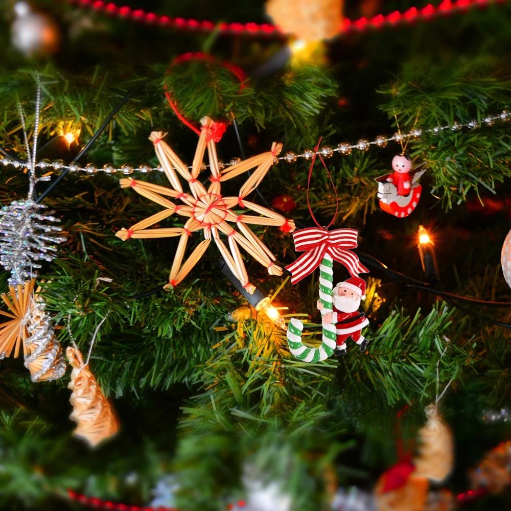 Thanh kẹo trang trí cây thông giáng sinh hình ông già/ người tuyết/ tuần lộc