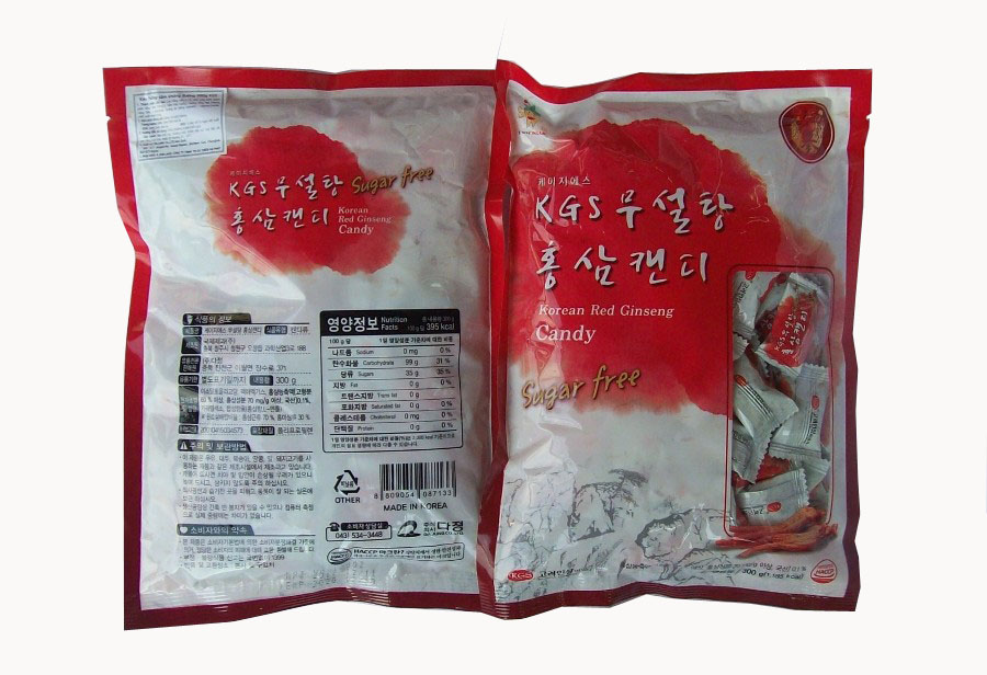 Combo 2 gói kẹo hồng sâm không đường KGS (300g)