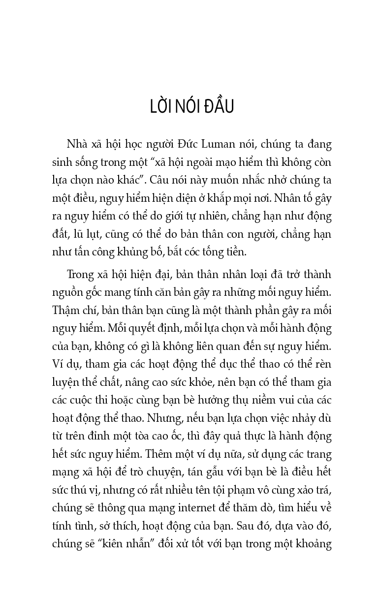 Tự Cứu Khi Gặp Nguy Hiểm