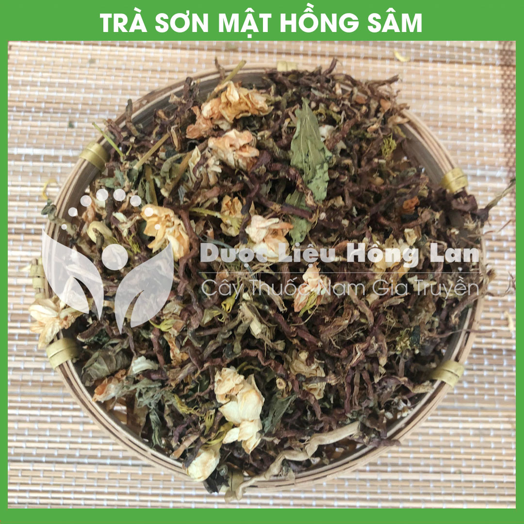 Trà Sơn Mật Hồng Sâm khô sạch đóng gói 500gram