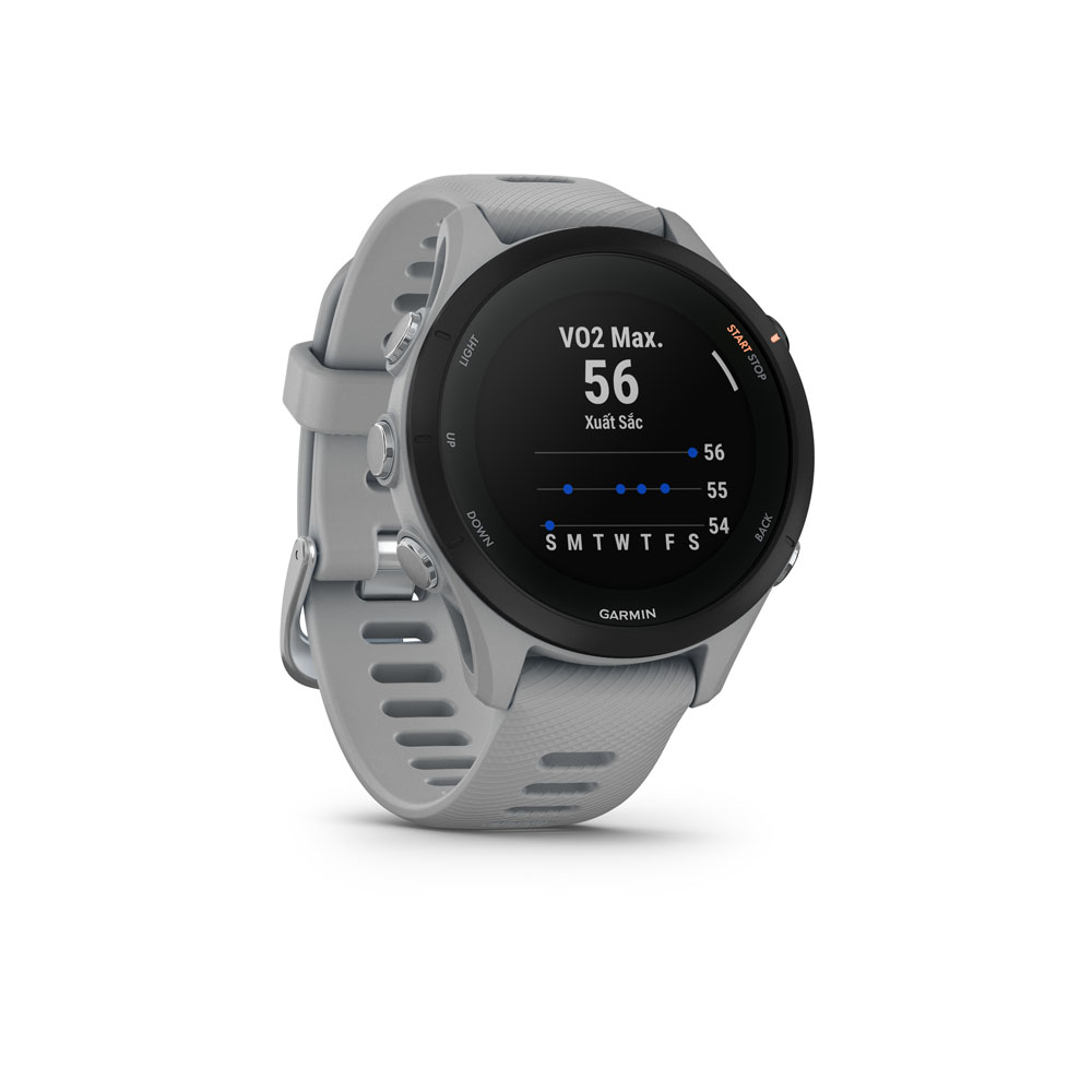 Đồng Hồ Thông Minh Garmin Forerunner 255S Basic GPS (Light Pink/ Power Grey) - Hàng Chính Hãng