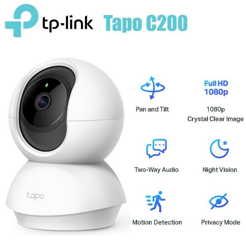 Camera WiFi Tp-link Tapo C200 An Ninh Gia Đình - Hàng Chính Hãng