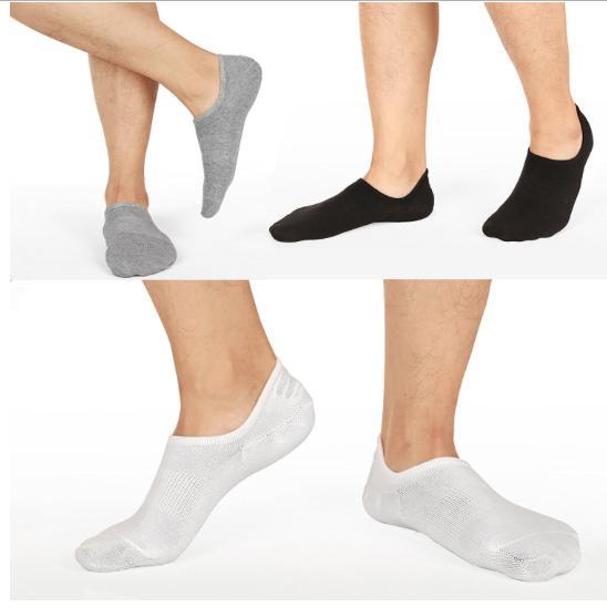 Combo 3 đôi Tất lười nam sợi cotton cao cấp đệm Silicon chống tuột gót