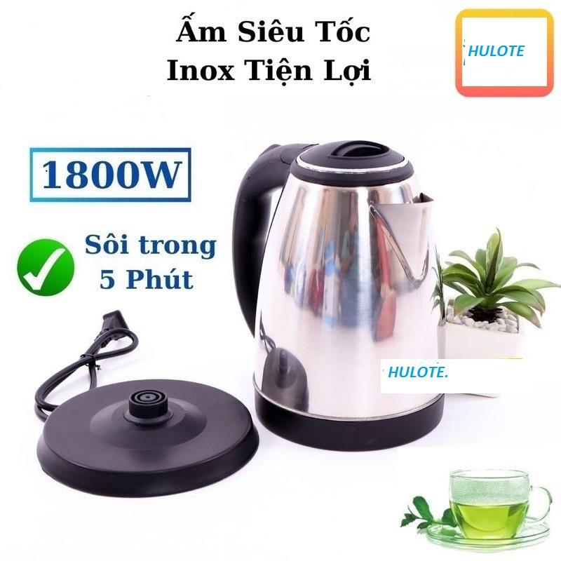 Ấm Siêu Tốc Ấm siêu tốc Inox loại lớn 1L8 Đun nước nhanh