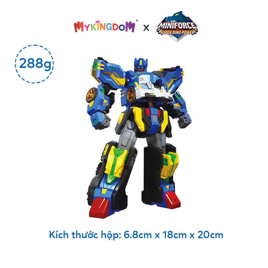 Đồ Chơi MINIFORCE Robot Hộ Thần Mãnh Sư Kim Ngưu Leo Bull V 503019