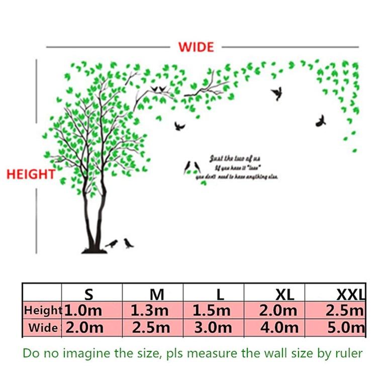 Decal 3D trang trí tường nhà cửa Home Decor Bedroom Living Room Wallstickers