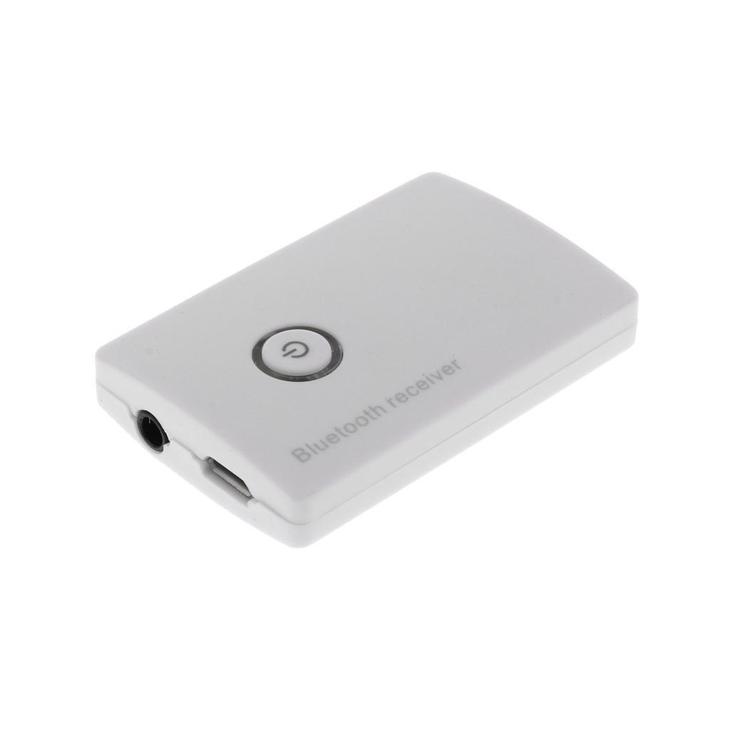 Universal Car Kit Handsfree Music Audio Receiver Adapter white