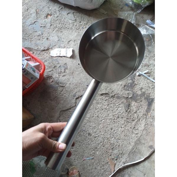 Ca, Gáo múc cháo - múc nước lèo inox 304 dày(ảnh thật)