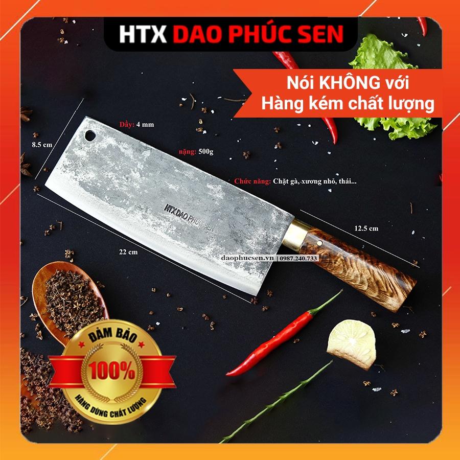 Dao Phúc Sen - Dao Chặt Gà Cán Cẩm Khâu Đồng G05D