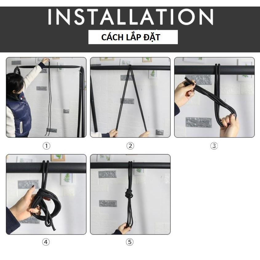 Võng Treo Relax tặng Móc treo, Gối lót, Kê cổ U - ShopToro - AsiaMart