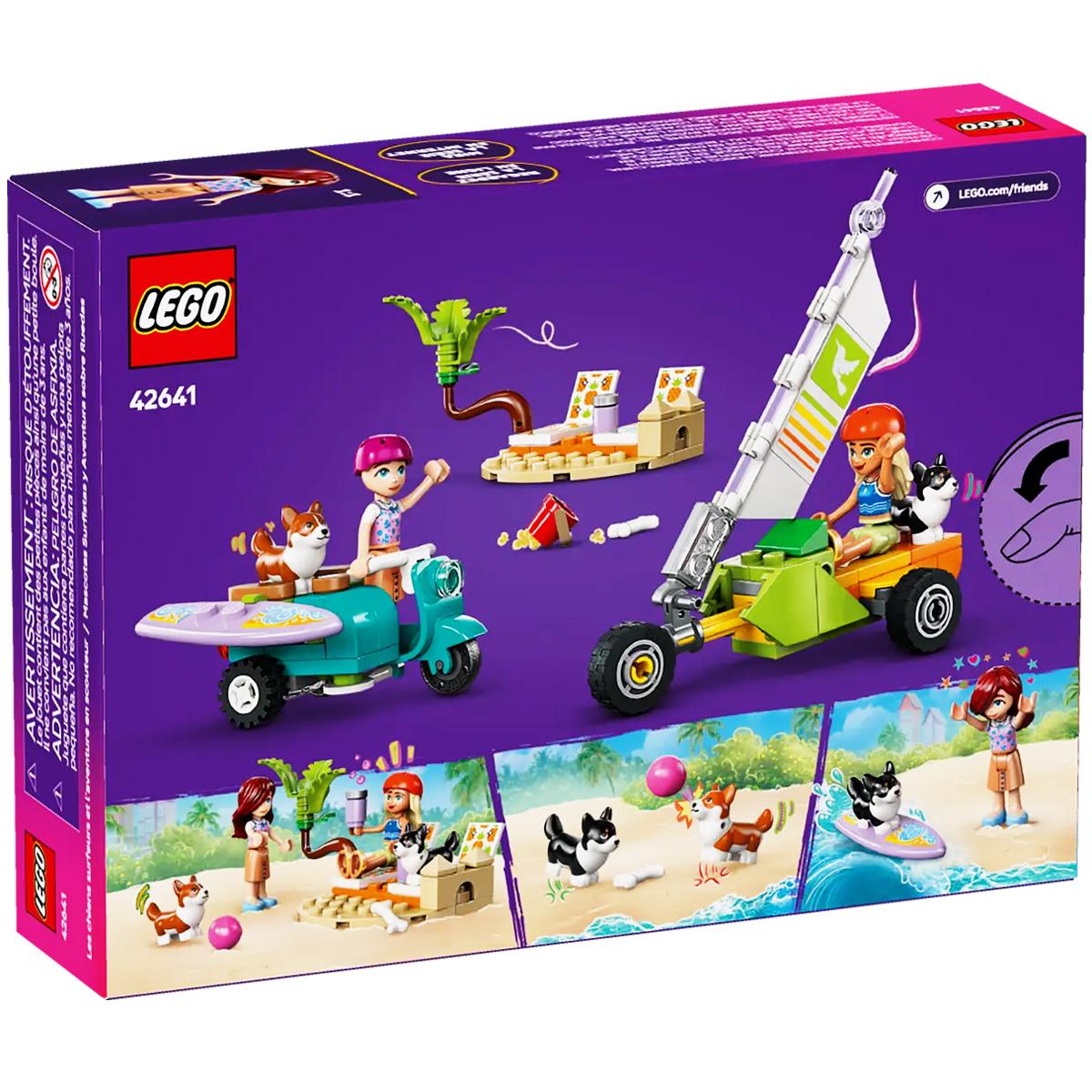 Đồ Chơi Lắp Ráp Cuộc Phiêu Lưu Xe Scooter Và Lướt Sóng - Lego Friends 42641 (113 Mảnh Ghép)