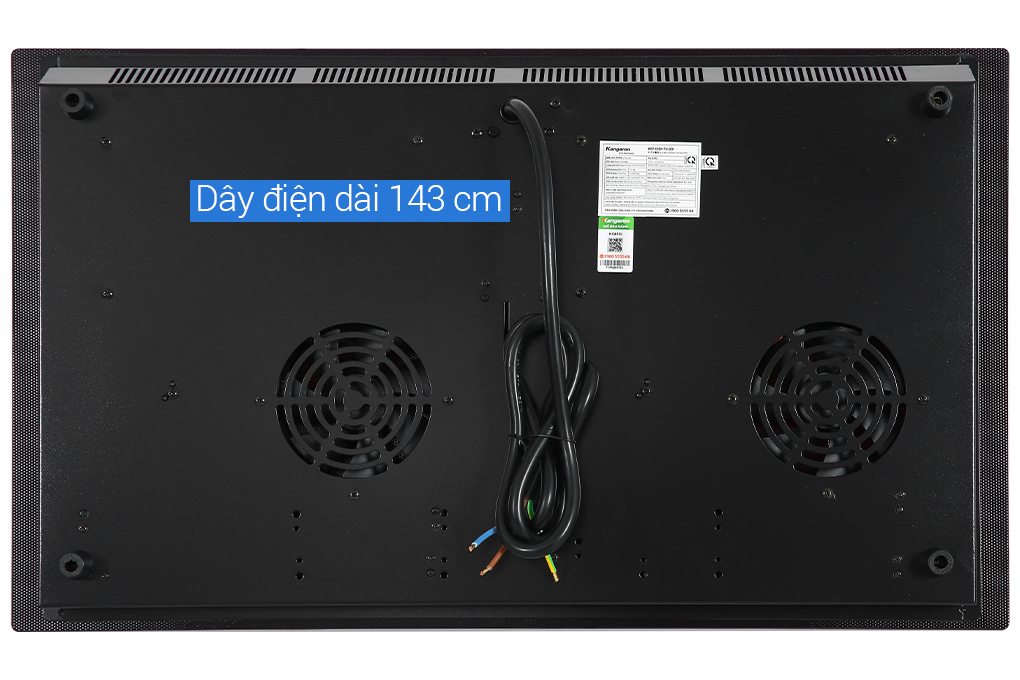 Bếp từ đôi lắp âm Kangaroo KG855i - Hàng chính hãng
