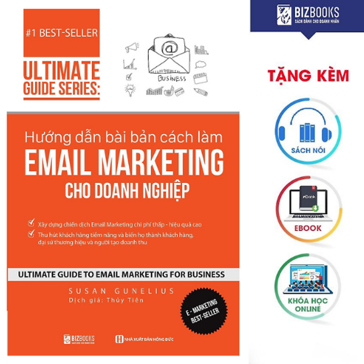 Combo Trọn Bộ 5 Cuốn Sách Tuyệt Kĩ Marketing Thời 4.0: Ultimate Guide Series : E-mail Marketing + Tối Ưu Hóa Website + Quảng Cáo Google Adwords + Chỉ Số Pay – Per – Click + Dữ Liệu Nền Tảng – MinhAnBooks