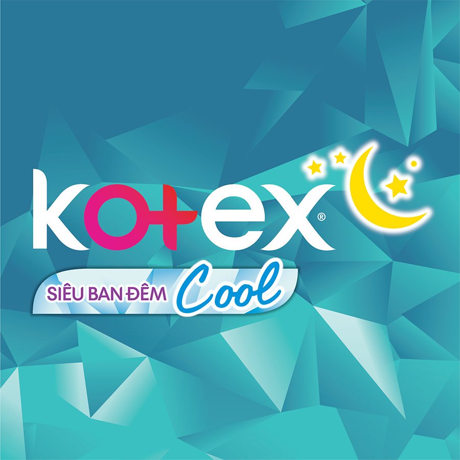 Combo 8 Băng Vệ Sinh Kotex Siêu Ban đêm Cool 28cm 4 miếng