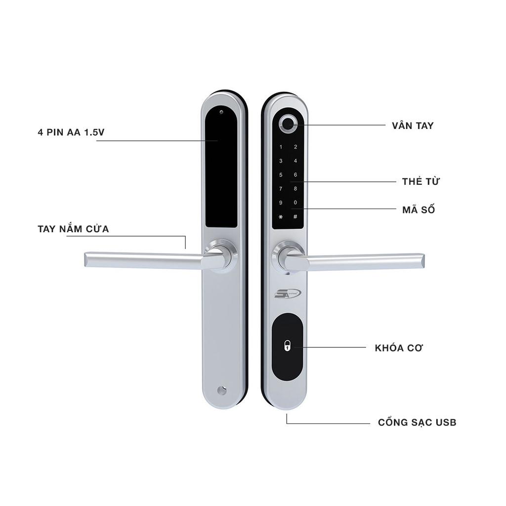 KHÓA VÂN TAY WIFI 5A SBS3000 PRO