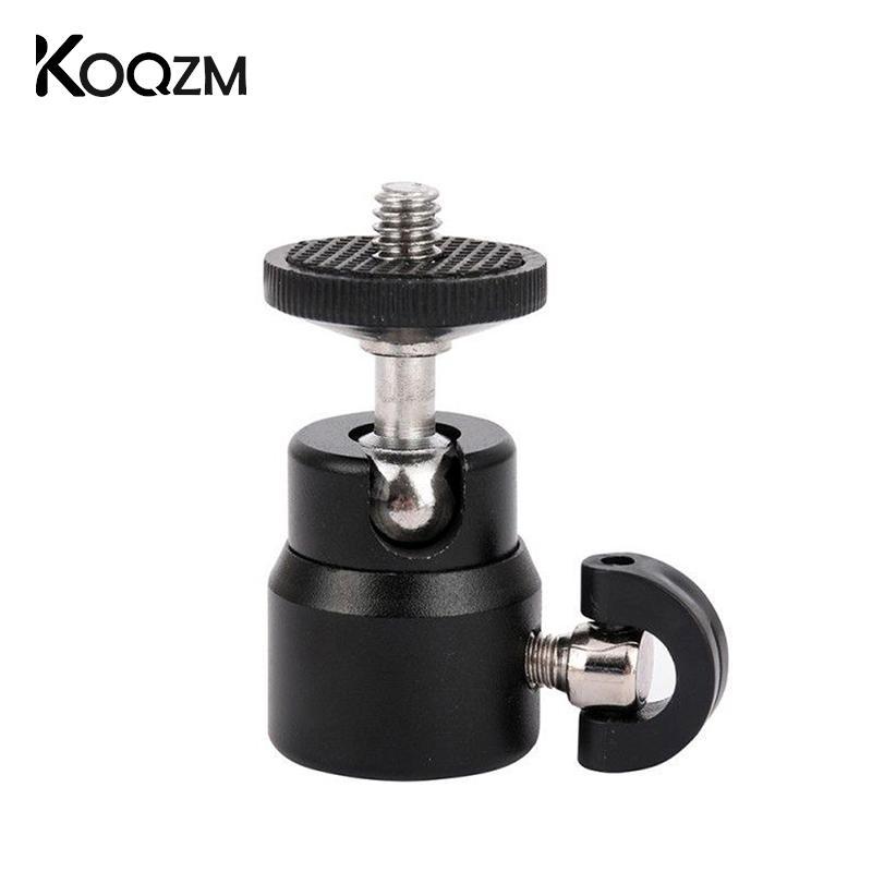 MINI 1/4 "360 độ xoay đầu vít vít chân máy gắn giá đỡ DSLR Ballhead Đứng cho máy quay máy quay Màu sắc: Đen: Đen