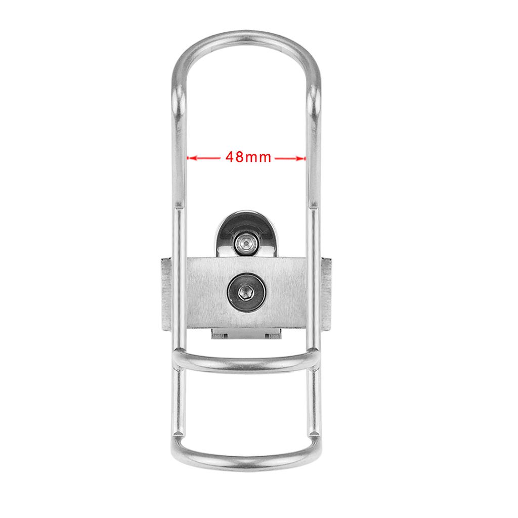 2xStainless Steel Fishing Rod Rack Holder Pole Bracket Support Boat Accessorie