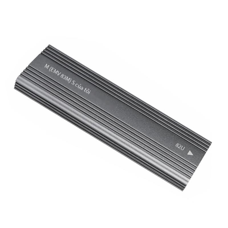 Khuyến mãi hộp đĩa cứng di động M.2 Hộp đĩa cứng kép giao thức kép PCIe NVMe và NGFF SATA tốc độ cao 10Gbps