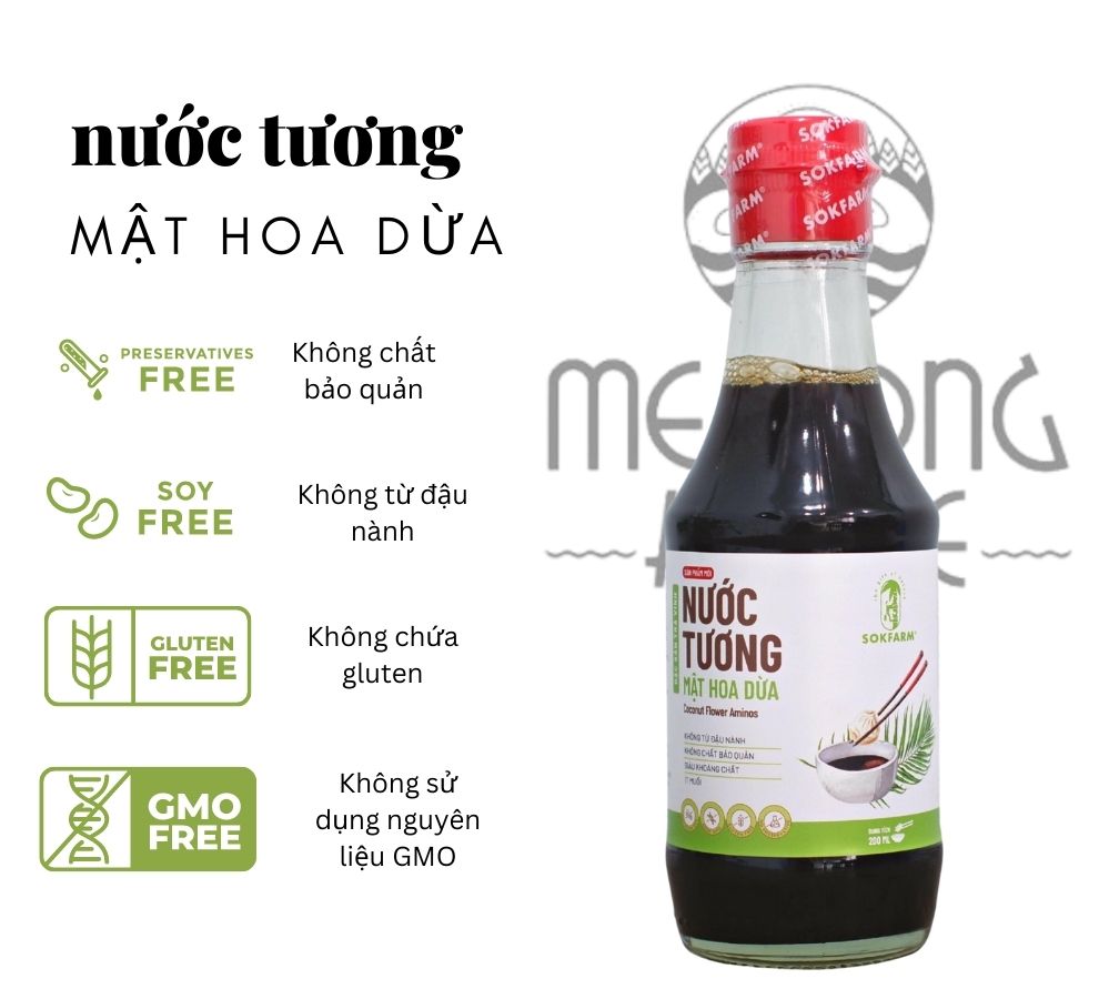 NƯỚC TƯƠNG MẬT HOA DỪA - 200ML