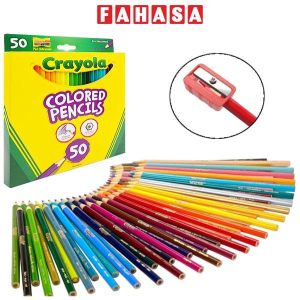 Bộ 50 Bút Chì Màu - Colored Pencil - Phiên Bản Mới - Crayola 682124