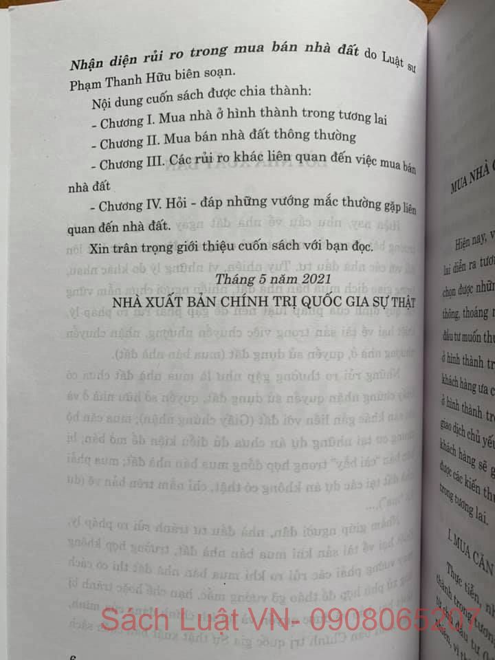 Nhận Diện Rủi Ro Trong Mua Bán Nhà Đất
