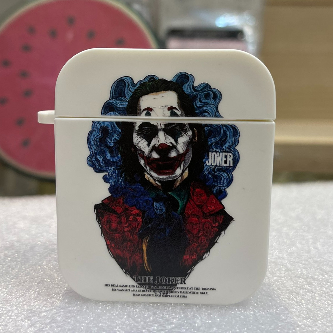 Bao Case Silicon Cho Tai Nghe Apple AirPods 1 / AirPods 2 - Joker Màu Trắng