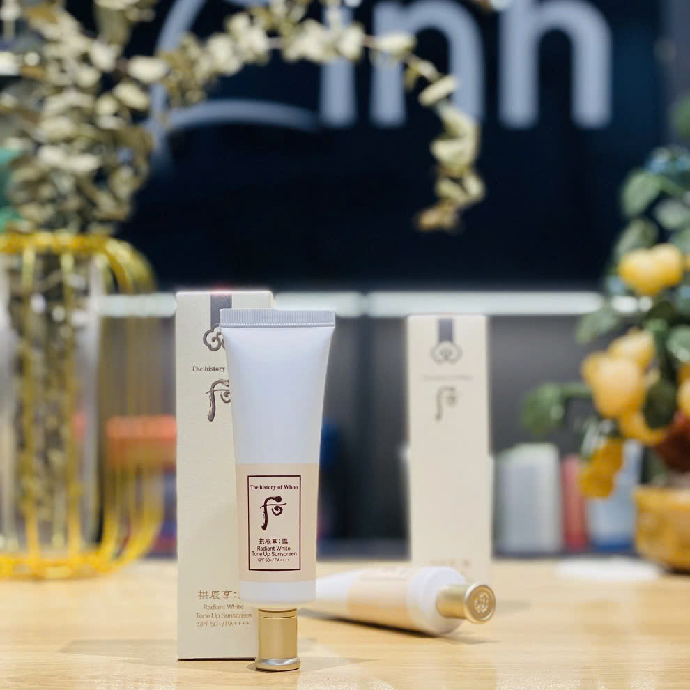 Kem chống nắng nâng tone Whoo Radiant White Tone-Up 50ml