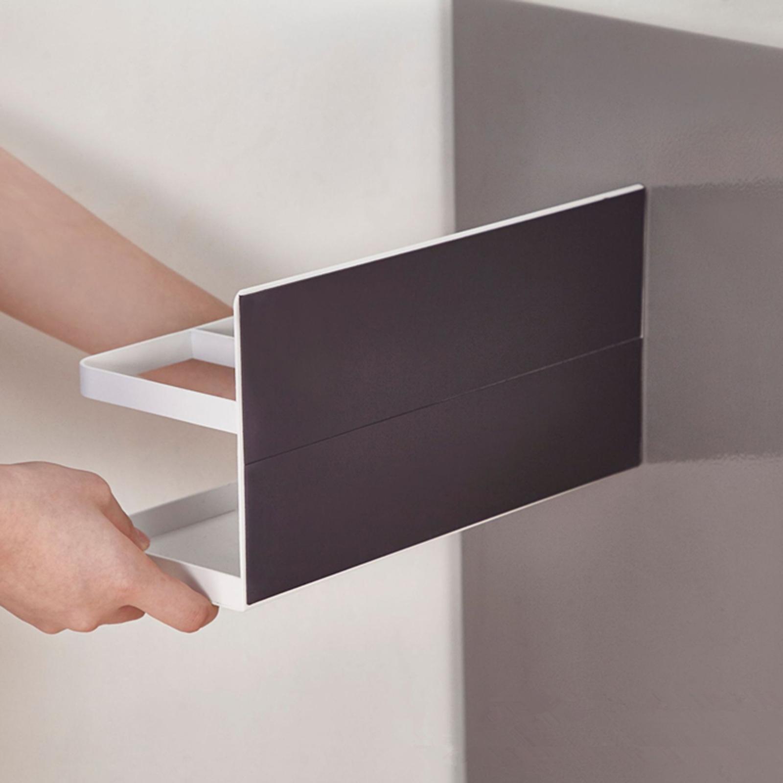 Magnetic Spice Rack Organizer Single Tier Kitchen Storage Space Saving