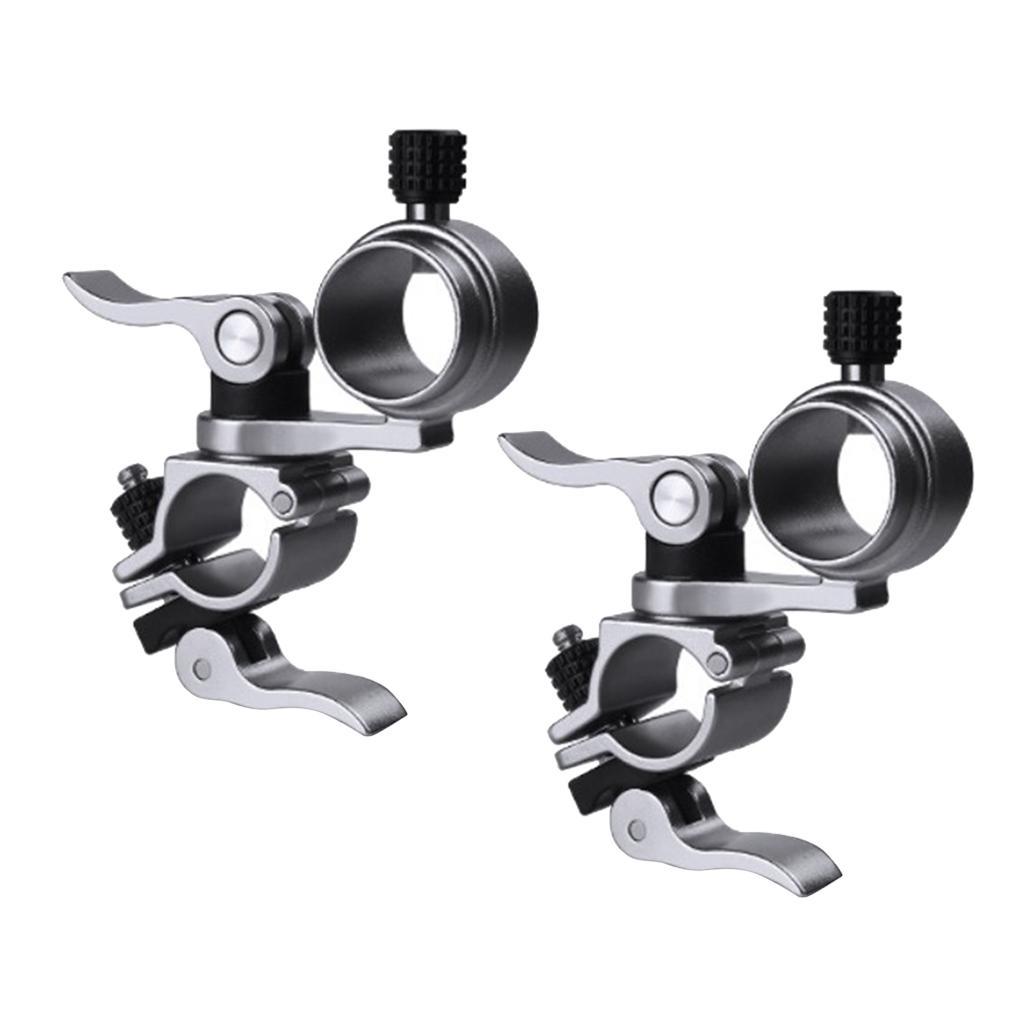 1 Pair Protable Fishing Umbrella Stand Holder Fishing Chair Mount Bracket Support for Outdoor Fishing Travel Hiking Camping