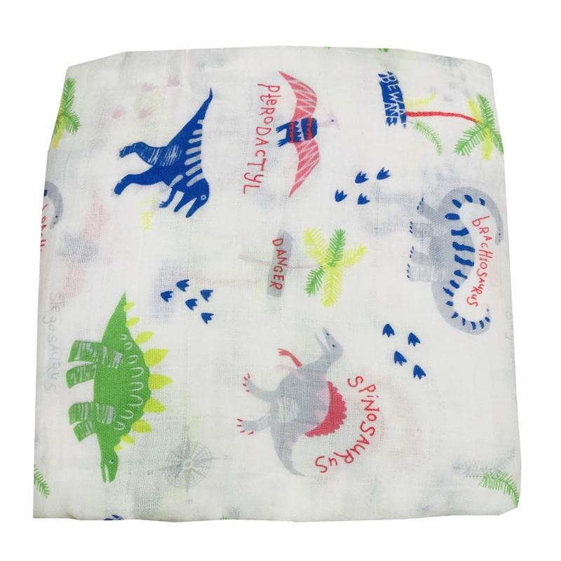 In Kỹ Thuật Số Tre & Cotton Muslin Chăn Cho Bé Khăn Tắm Bé Sơ Sinh Đầm Bọc Nhận Chăn Cho Bé